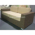 Soffa loveseat meddal gwehyddu braf pen uchel